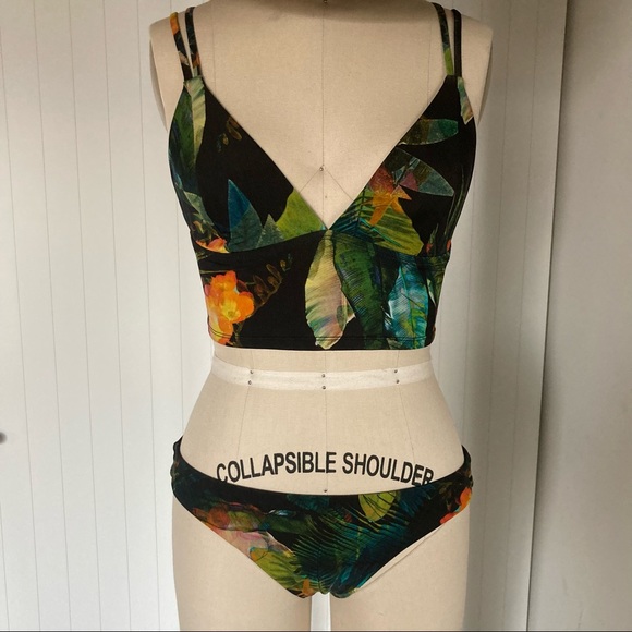 Vitamin A swim wear suit bikini top & bottoms M L - Picture 6 of 6